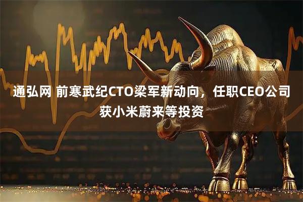 通弘网 前寒武纪CTO梁军新动向，任职CEO公司获小米蔚来等投资